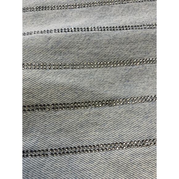 Triarchy Women's Blue  Ms. Sofiane  High-Rise Slit Denim Skirt - Size 31 - NWT - Picture 4 of 6